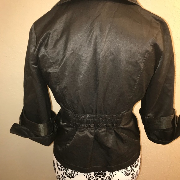 Luii Wrap mid sleeve coat Shirt size XL Sage Green - Picture 3 of 6